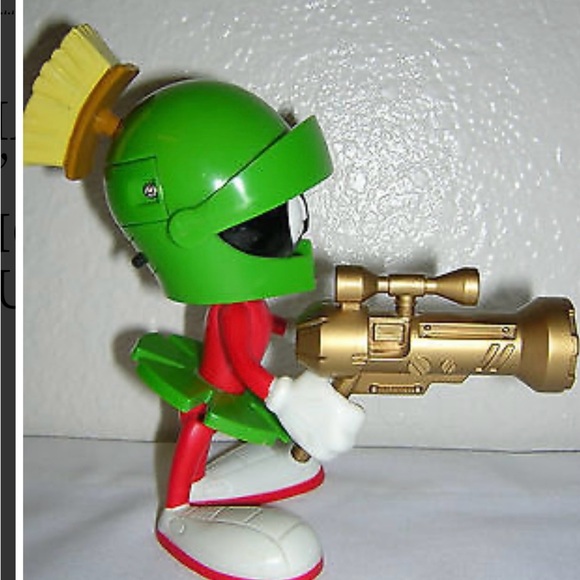 Marvin the Martian 6” Talking Figure WB Warner Bros Space Jam WORKS! - Picture 2 of 3